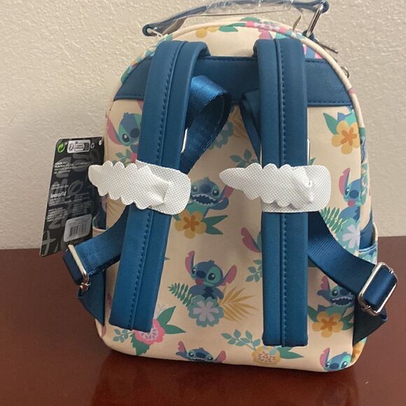 Exclusive - Loungefly Disney Lilo & Stitch Hawaiian Flowers Stitch and Scrump